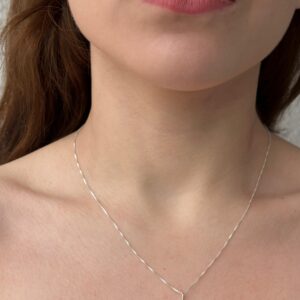 Gargantilha Inicial em Chapa