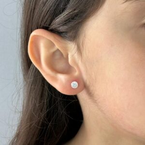 Brinco Zircônia Cristal