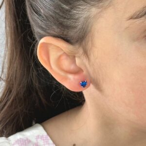 Brinco Coração com Zircônia