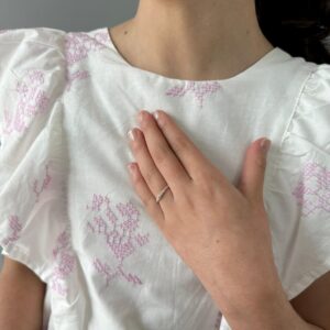 Anel Delicado Cravejado