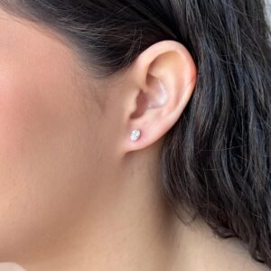 Brinco Zircônia Oval (P)