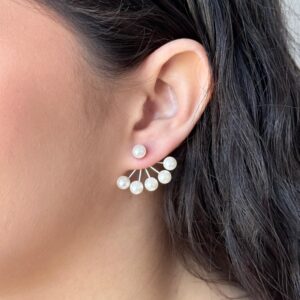 Brinco Leque de Pérolas