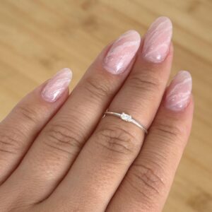 Anel Zircônia Retangular