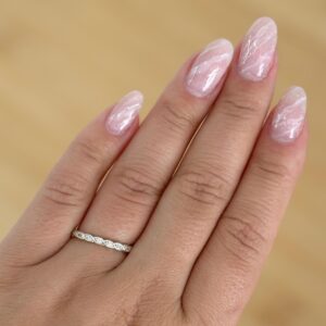 Anel Trançado com Zirconia ao meio