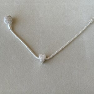 Berloque Coração Cravejado