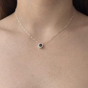 Gargantilha Ponto de Luz Preto