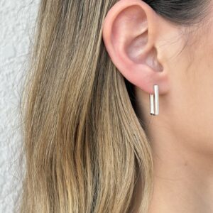Argola Retangular Lisa (G)