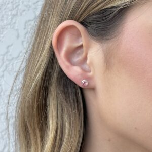 Brinco Ponto de Luz (G) – Rosa