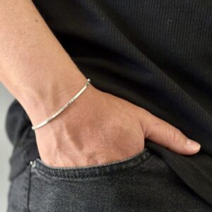 Pulseira Laminada Fio Quadrado